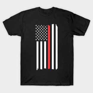 Red Line Flag T-Shirt